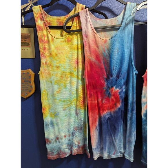 Pair of Tie Dye Tanks - Picture 1 of 8